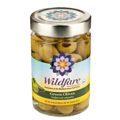Wildfare, Olives Green Stuffed Jalapeno, 10.05 Oz (Case Of 6) Wildfare
