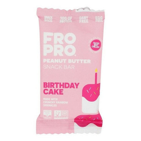 Fropro, Snack Bar Peanut Butter Birthday Cake, 1.59 Oz (Case Of 12) Fropro