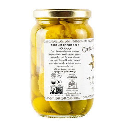 Casablanca Market, Marrakesh Spiced Olives, 10.5 Oz (Case Of 6) Casablanca Market