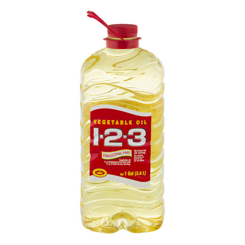 Vegetable Oil 128 Oz (Case Of 4) by 1.2.3