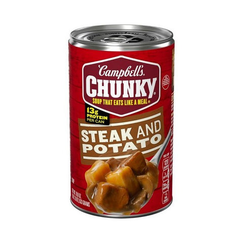 Chunky Steak And Potato Soup 18.8 Oz (Case Of 12) by Campbell's