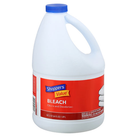 Shoppers Value Bleach 64 Oz (Case Of 6) by Shoppers Value