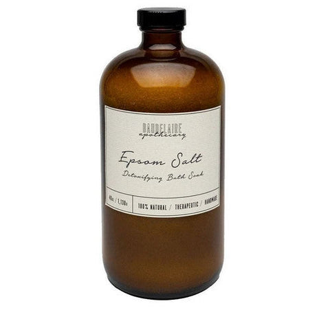 Baudelaire, Epsom Salt Apothecary Bath Soak, 40 Oz Baudelaire