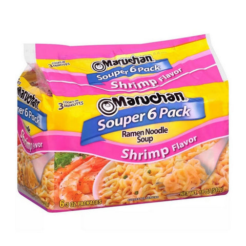 Shrimp Flavored Ramen Noodle Soup 18 Oz (Case Of 4) by Maruchan
