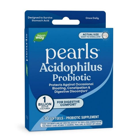 Probiotic Pearls Acidophilus 30 Softgels by Nature's Way
