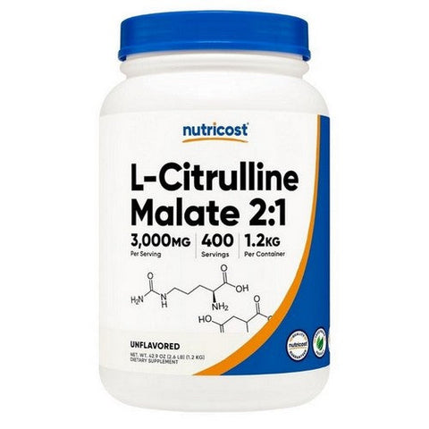 Nutricost, L-Citrulline Malate 2:1 Powder, 1.2 Kgs Nutricost