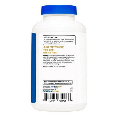 Nutricost, Horny Goat Weed Capsules, 600 Mg, 180 Count Nutricost