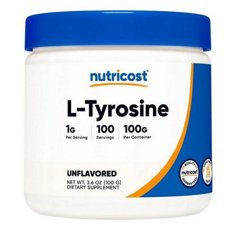 Nutricost, L-Tyrosine Powder, 100 Grams Nutricost