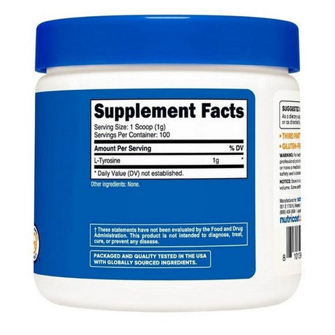 Nutricost, L-Tyrosine Powder, 100 Grams Nutricost