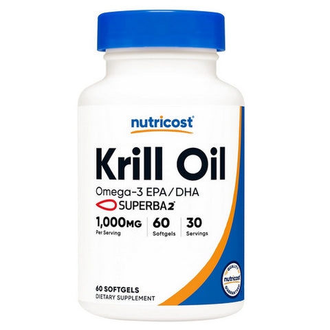 Nutricost, Krill Oil Softgels, 500 Mg, 60 Count Nutricost