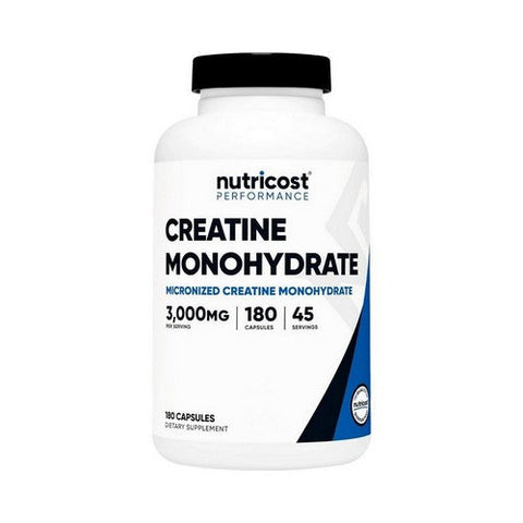 Nutricost, Performance Creatine Monohydrate, 3000 Mg, 180 Count Nutricost