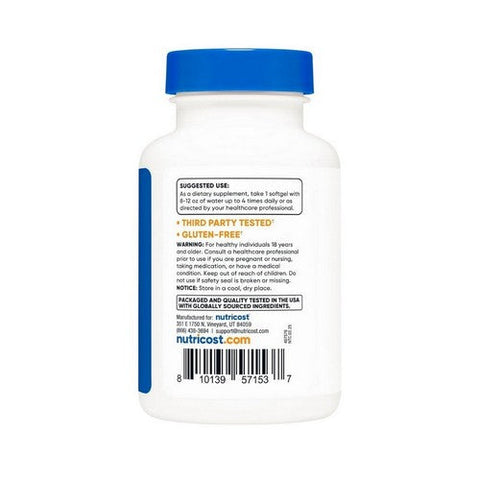 Nutricost, Garlic Softgels, 1000 Mg, 240 Count Nutricost