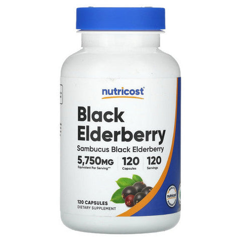 Nutricost, Elderberry Capsules, 575 Mg, 120 Count Nutricost