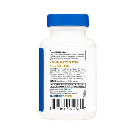 Nutricost, Theobromine Capsules, 400 Mg, 90 Count Nutricost