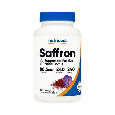 Nutricost, Saffron Extract Capsules, 88.5 Mg, 240 Count Nutricost