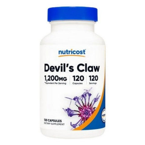 Nutricost, Devil's Claw Capsules, 1200 Mg, 120 Count Nutricost