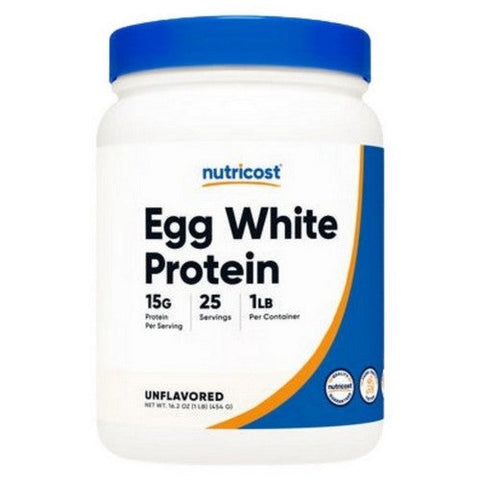 Nutricost, Egg White Protein Powder Unflavored, 1 Lb Nutricost