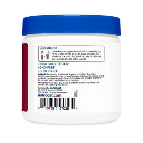 Nutricost, Energy Clean Energy Powder Grape, 10.7 Oz Nutricost