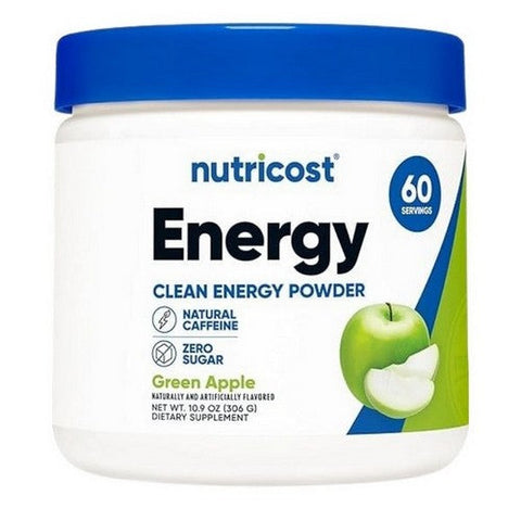 Nutricost, Energy Complex Powder Green Apple, 60 Servings Nutricost