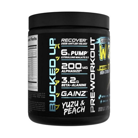 Bucked Up, Woke AF Anime Yuzu Peach, 12.6 Oz Bucked Up
