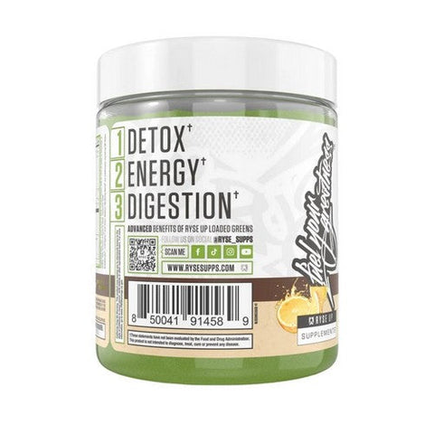 Ryse Supplements, Loaded Greens Orange Burst, 420 Grams