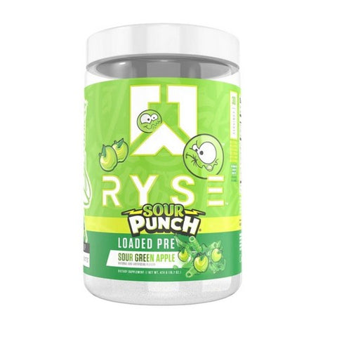 Ryse Supplements, Loaded Pre Workout Powder Sour Punch, 420 Grams