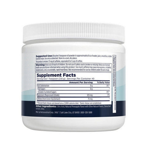 Kal, Energy Magnesium Powder, 5.3 Oz