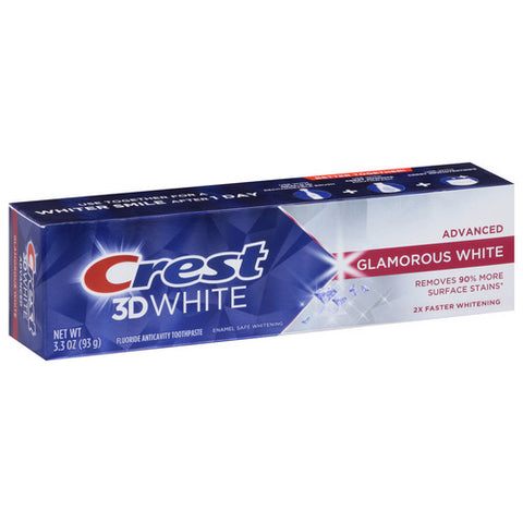 Crest 3D White Advanced Glamorous White Toothpaste 3.3 Oz (Case Of 12) by Crest