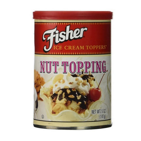 Ice Cream Toppers Nut Topping Canister 5 Oz (Case Of 6) by Fisher