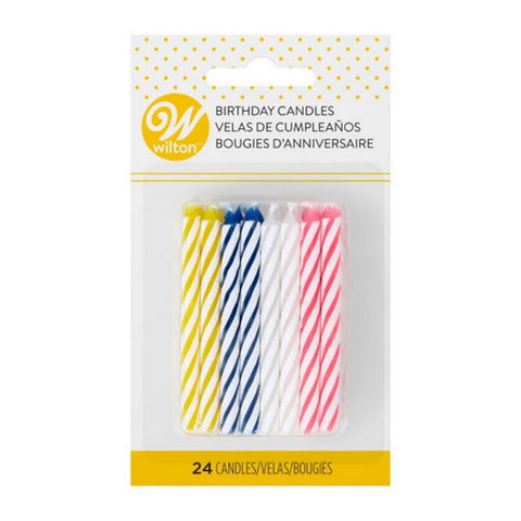 Birthday Candles Multi Colored 24  Count (Case Of 12) by Wilton