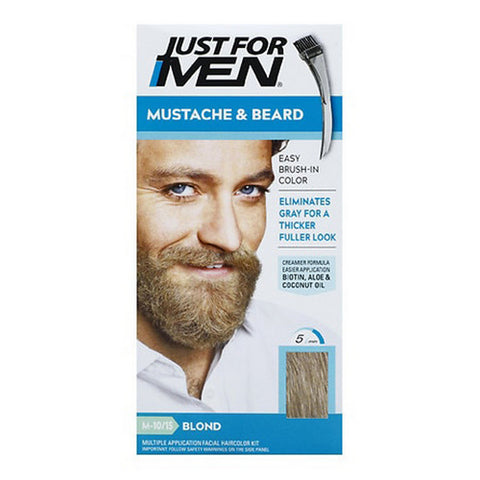Brush In Color Kit Mustache And Beard M10/15 Blond 1 Count (Case Of 3) by Just For Men