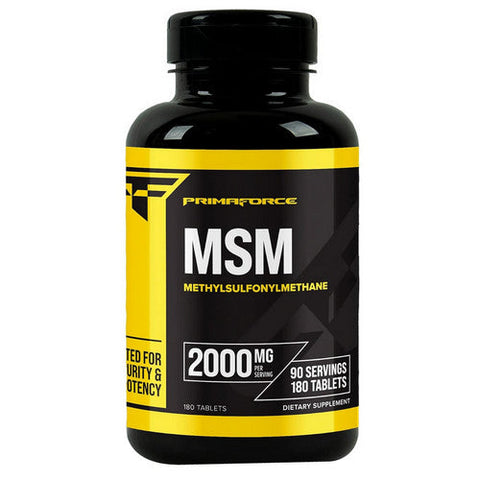 Primaforce, MSM Tablets, 2000 Mg, 180 Count Primaforce