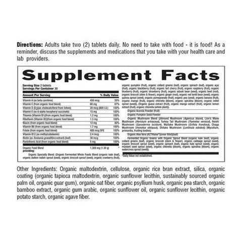 Country Life, Real Food Organics Multivitamin For Men, 60 Tablets Country Life
