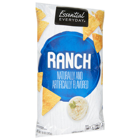 Tortilla Chips Ranch 10Oz (Case Of 12) by Essential Everyday
