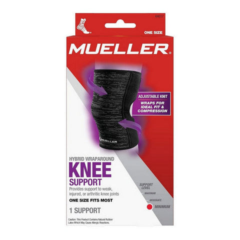 Mueller, Hybrid Wraparound Knee Support, 1 Count Mueller