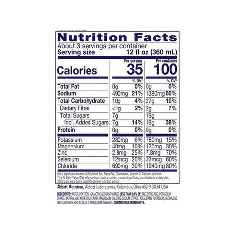 Pedialyte, Immune Support Raspberry Lemonade Electrolyte Hydration Drink, 33.8 Oz Pedialyte