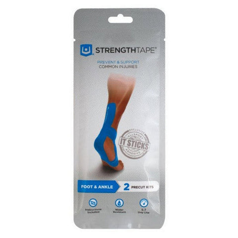 StrengthTape, Strengthtape Kinesiology Tape Kit Foot And Ankle, 1 Count StrengthTape