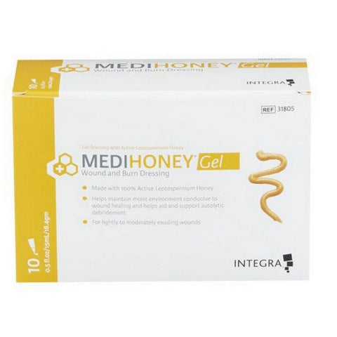Medihoney, Medihoney Wound And Burn Gel Leptospermum Honey, 0.5 Oz Medihoney