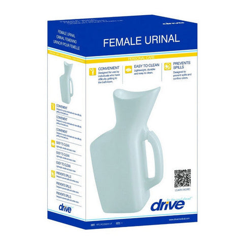Drive Medical, Lifestyle Incontinence Aid Female Urinal, 1 Count Drive Medical