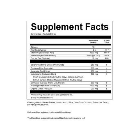 Blueshift Nutrition, Immune Defense Blueberry Acai, 10 Count Blueshift Nutrition