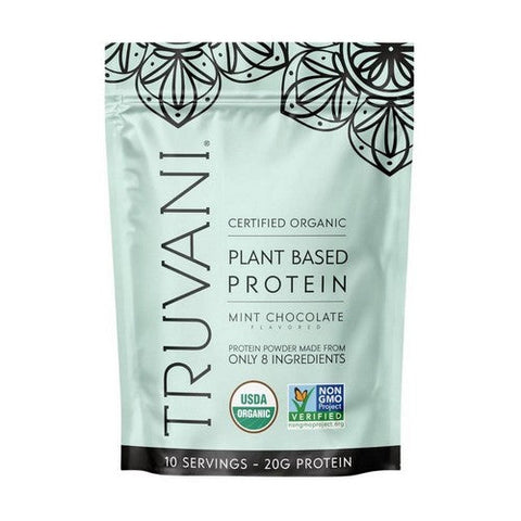 Truvani, Plant Based Protein Powder Mint Chocolate, 12.38 Oz Truvani