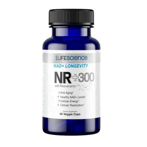 NR300 With Reservatrol NAD Plus Longevity 60 Veggie Capsules by 1Lifescience