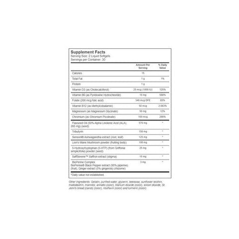 Irwin Naturals, Ashwagandha Healthy Brain Mood And Stress, 60 Count Irwin Naturals