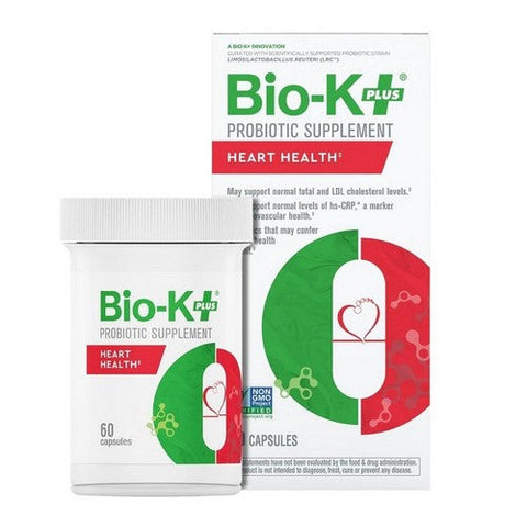Bio-kPlus, Heart Health Probiotic Supplement, 60 Count Bio-kPlus