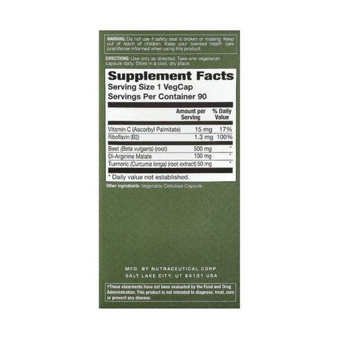 Action Labs, Ticker Tonic Beet Root Caps, 90 Count Action Labs