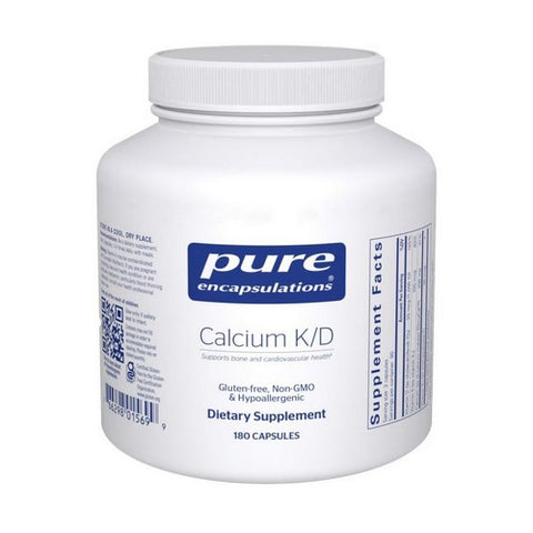 Calcium K/D 180 Caps by Pure Encapsulations