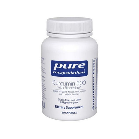 Curcumin 500 With Bioperine 60 Caps by Pure Encapsulations