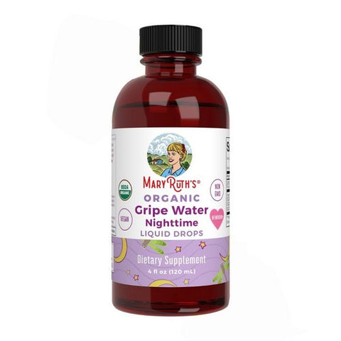 Organic Gripe Water Nighttime Liquid Drops 4 Oz by MaryRuth's