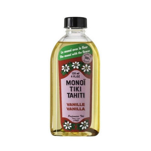 Monoi Tiare, Tiki Tahiti Coconut Oil Vanilla, Vanilla 4 Oz Monoi Tiare