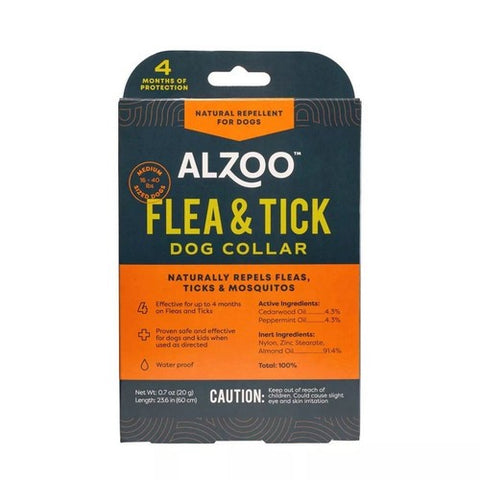Plant-Based Flea And Tick Collar Medium Dogs 1 Count by Alzoo